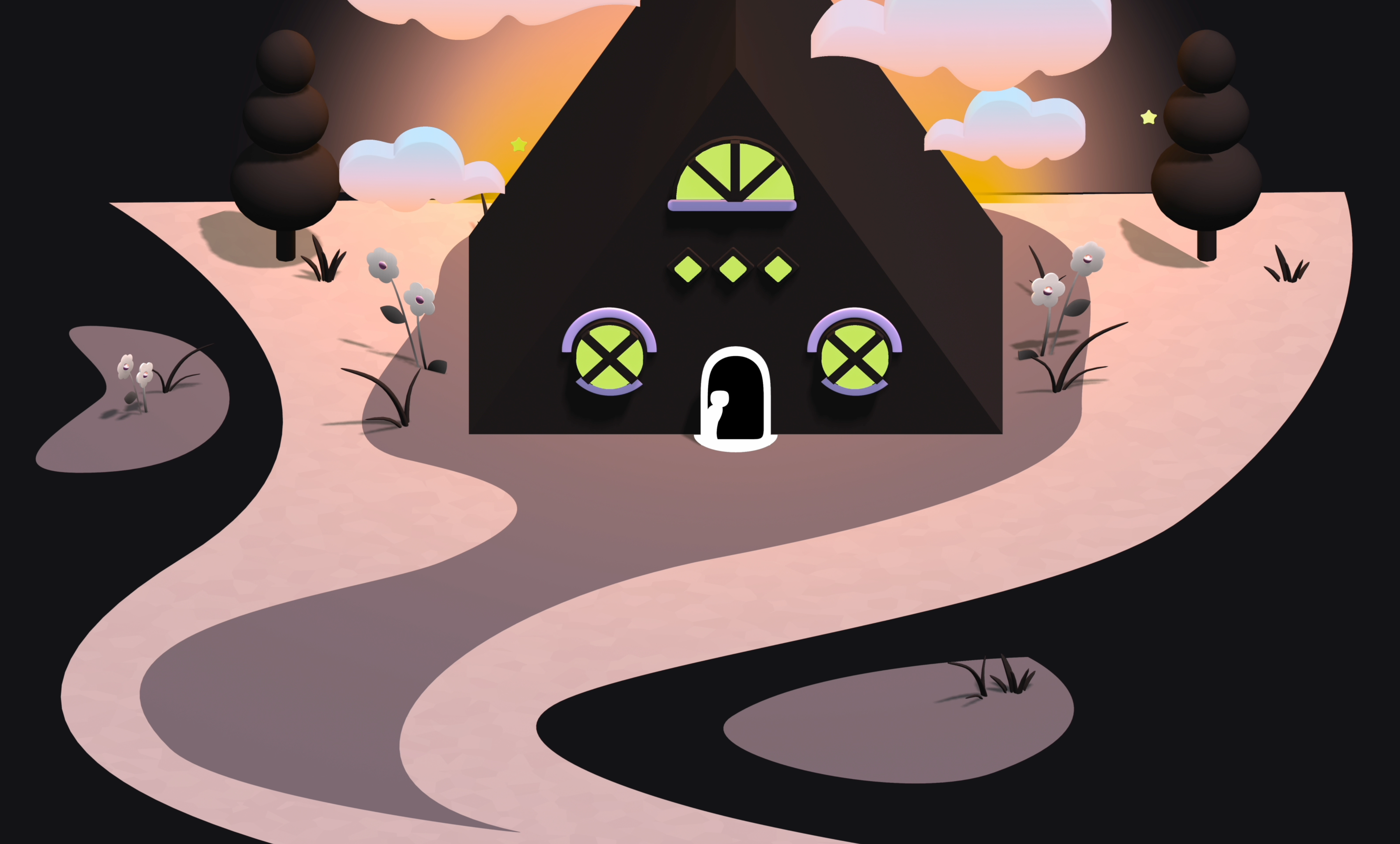 Depth Wish: exterior of a modest house that contains a vast interior