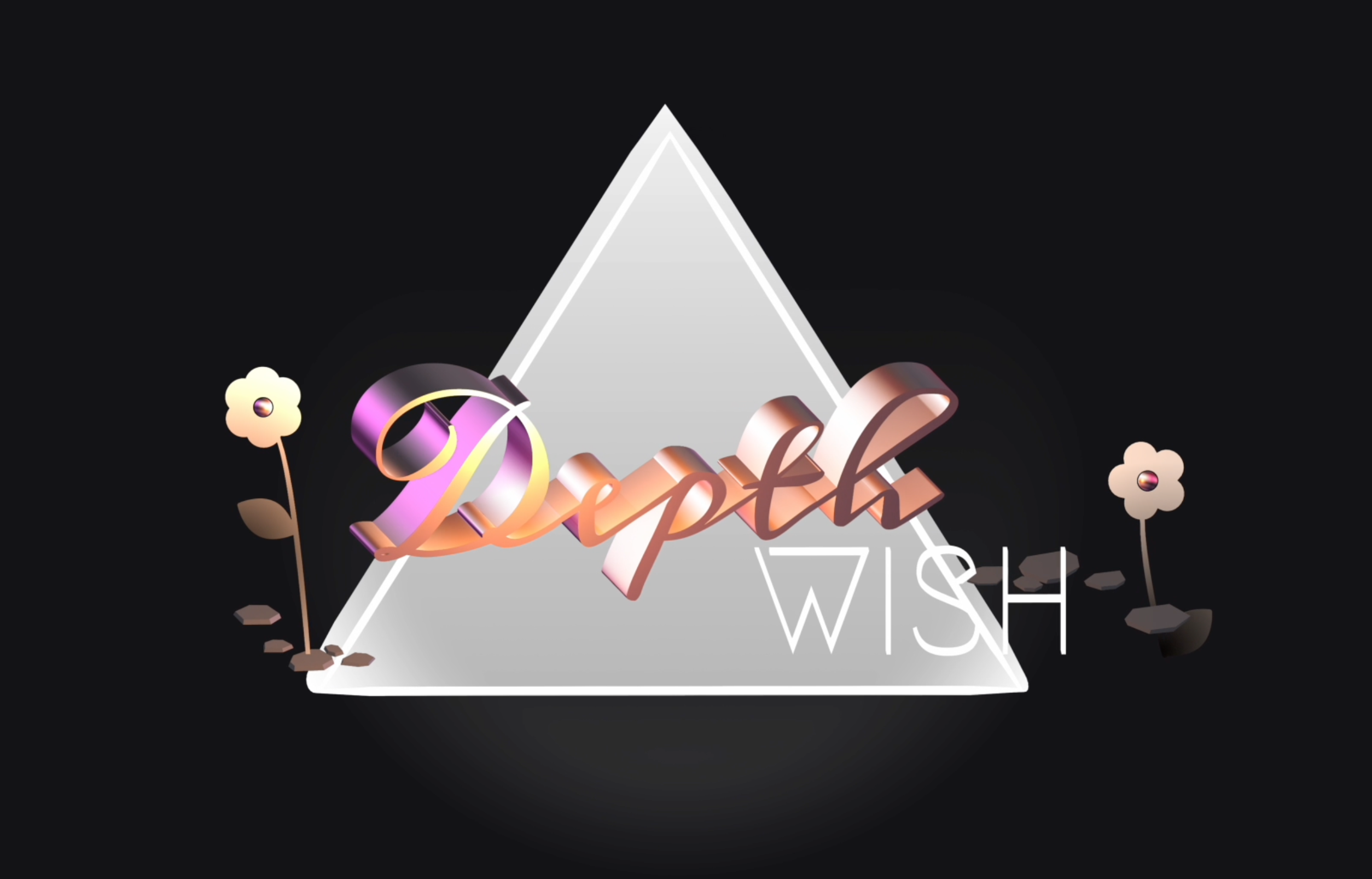 Depth Wish: opening scene of the interactive environment